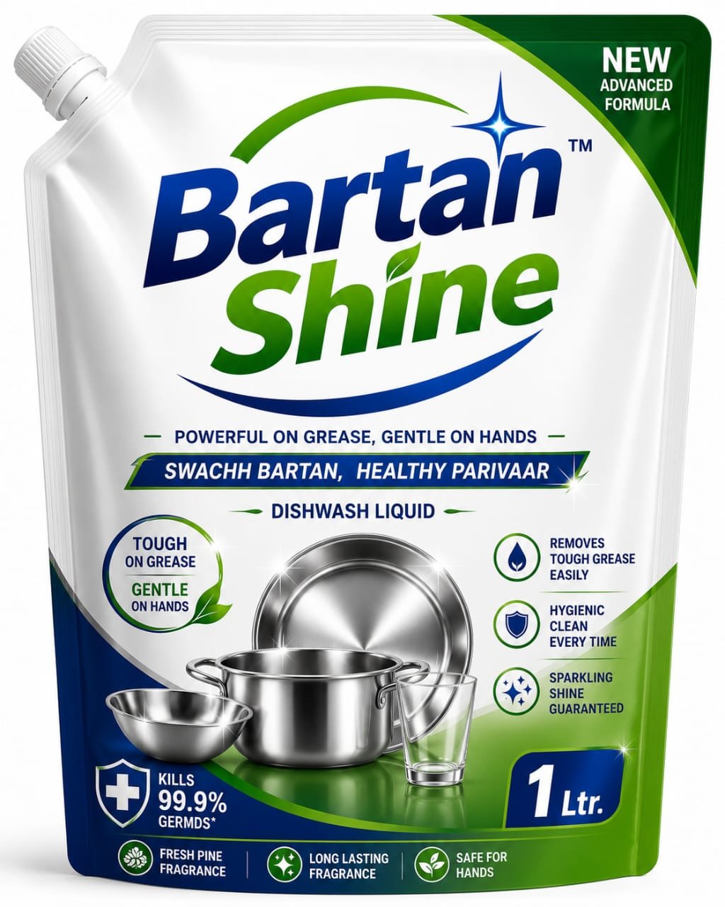 Bartan Shine 1 Litre pack